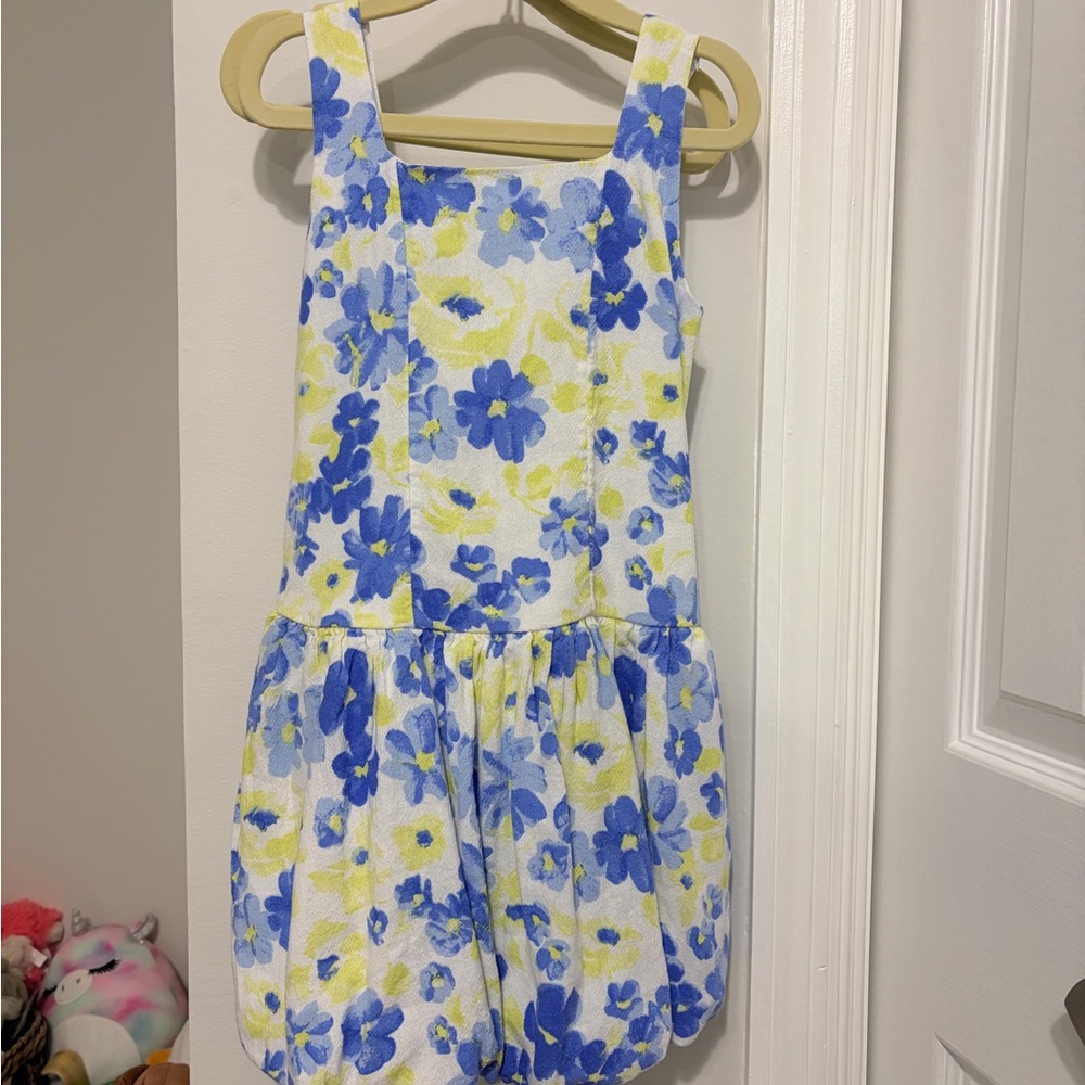 Abercrombie Kids drop-waist bubble hem mini dress